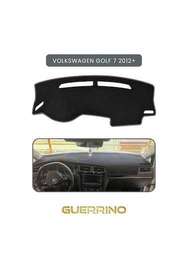 Volkswagen Golf 7 2012+ Torpido Koruma Kılıfı Gri Kenar