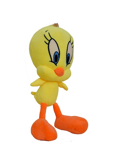 Tweety Civciv Peluş Oyuncak Sevimli Kuş Pelüş 40 Cm Sarı