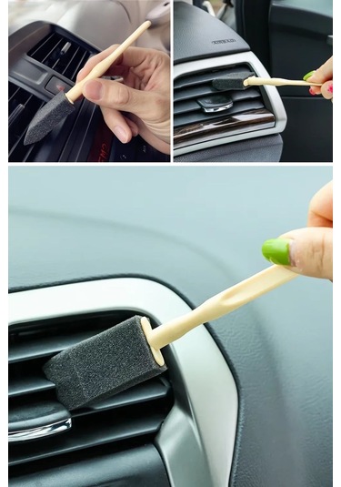 Dumles 5'li Araba Havalandırma Temizleme Fırçaları Klima Çıkışları,toz Alma&otomobil İçi Detaylı Mini Temizlik Aparatları