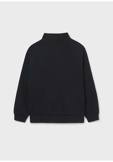 Mayoral Erkek Çocuk Fermuarlı Sweatshirt 7420 Siyah