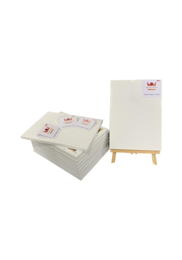 Moranka 4'lü 25X35 Tuval Çift Astarlı Arkadan Zımbalı Tuval