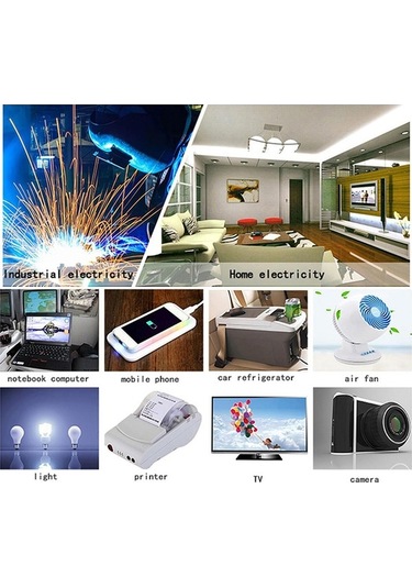 Dancemonkey Araba Güç İnvertörü 300w 12v-220v Ac Dönüştürücü Led Dijital Ekranlı Siyah