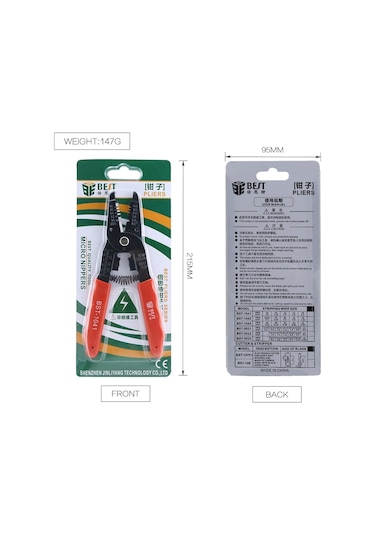 Best-1041 0.9 5.5mm Tel Sıyırma Pensesi