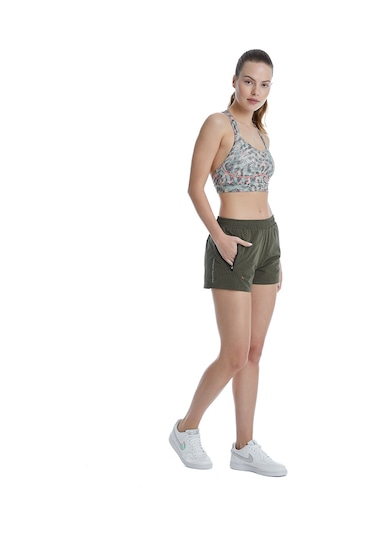 Blackspade Kadın Spor Şort 70508 - Haki Haki