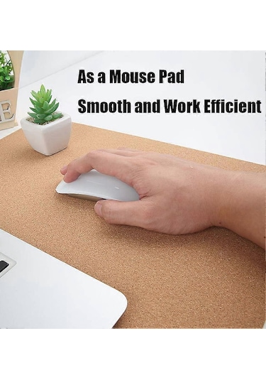 Pu Deri Ve Eco Mantar Masa Matı Çok İşlevli Masa Düzenleyici, Ofis Masa Matı Fmy