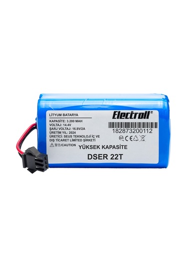 Dser 22t Batarya 3200mah Pil Robot Süpürge Batarya