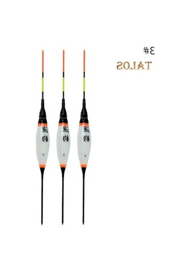 Pazly 3 Adet Led Işıkli Dikey Balıkçılık Şamandıra Bobber - Gece Balıkçılık İçin Uygun