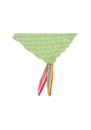 Dolıty Bebek Çocuk Diş Çıkarma Battaniyesi Yumuşak Yeşil Yeşil