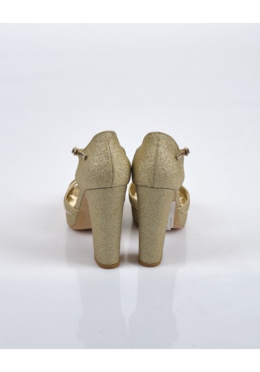Natty Shoes Altın Kadın Ayakkabı 20119108 001