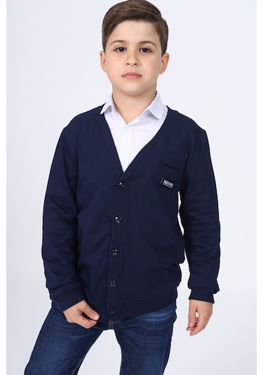 Toontoy Erkek Çocuk Okul Hırka Lacivert