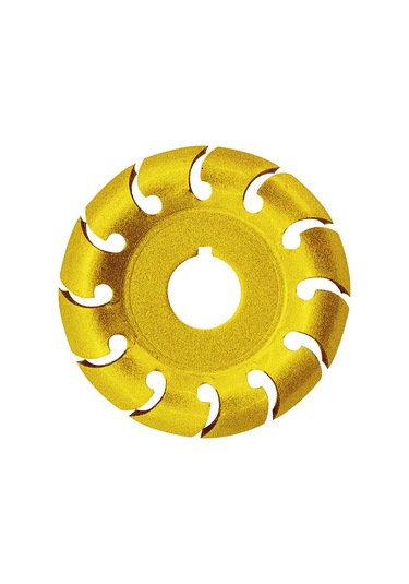 Skycity 90mm Manganez Çelik Ahşap Oyma Diski - 16mm Çap Açık, Polisaj Ve Taşlama Tekerlegi, Altın Rengi