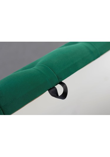 Vetra Sandıklı Bench Puf, Beyaz Yeşil