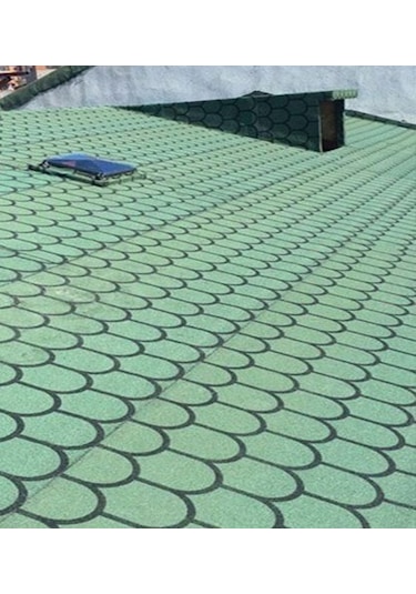Çatı Şıngıl Desenli Çatı 5 Metre Membran Çatı Yalıtım 5 metre