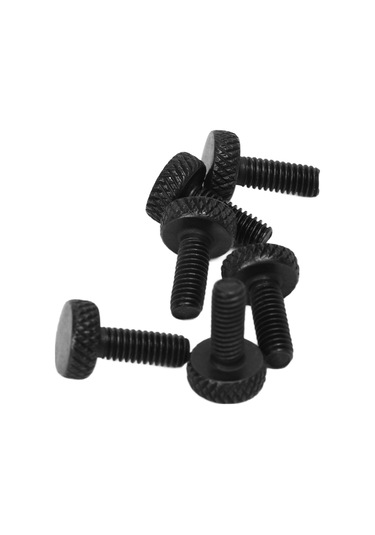 Hfambition Elektro Gitar Tremoço Köprüsü Telleri Kilitleme Vida, M4 Ipi, 6 Adet Siyah, Dayanıklı Demir, Uyumlu Ve Kolay Kurulum