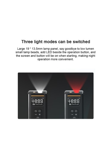 Teltree 7.4v Akıllı Kablosuz Araç Lastik Pompa - Bisiklet Topu Hava Atma, Işık Ve Uyarı Işığı Fonksiyonlu 120w Abs材质