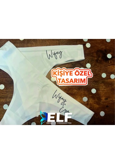 Kişiye Özel Gelin Külot Baskılı Resimdeki Renk