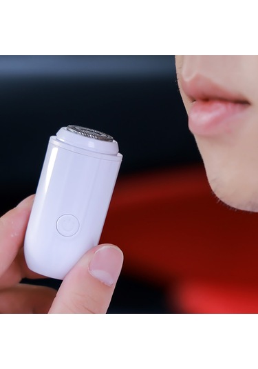Gajeena Taşınabilir Beyaz Tıraş Makinesi, Usb-c Şarj, Kompakt Tasarım