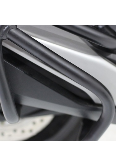 Honda Forza 250 2018-2024 Uyumlu Egzoz Koruma Demiri Siyah