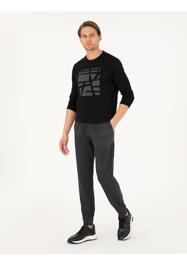 Pierre Cardin Erkek Antrasit Melanj Eşofman Altı 50299286-vr081 Antrasit Melanj