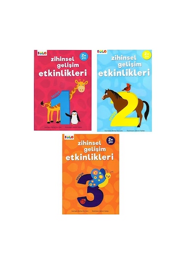 Eolo 2 Yaş Zihinsel Gelişim Etkinlikleri 3lü Set
