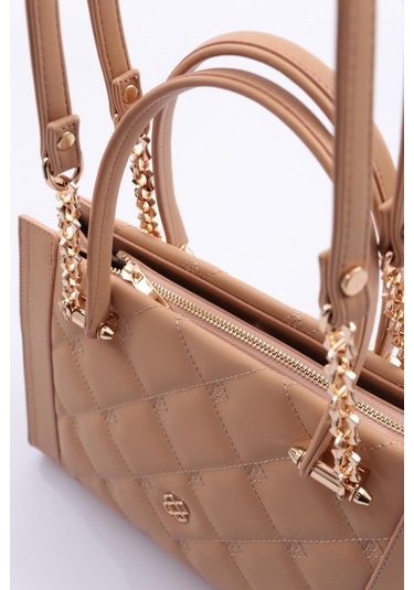 Dgn 657 Kadin Zincirli Çanta 657-2326-R11103 Taba