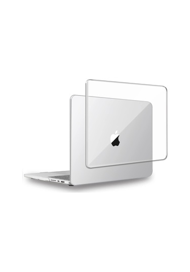 Macbook Pro 2021 A2485 16 İnç M1 Pro / Max Sert Kapak Kılıf Case Parlak Şeffaf