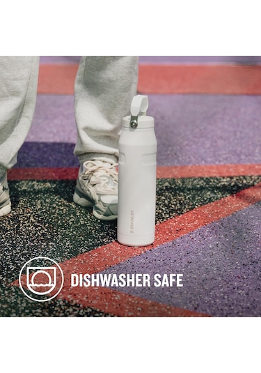 Stanley The Iceflow Flip Straw Pipetli Termos 1.06 Lt Beyaz Beyaz