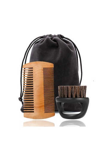 Suntek 2 Adet Erkek Sakal Bakım Seti Sağlam Aksesuar Hafif