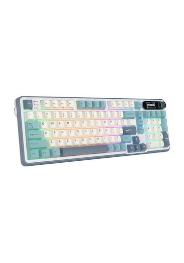 Royal Kludge S98 Light Cloud Rgb Kablosuz Us Gaming Klavye