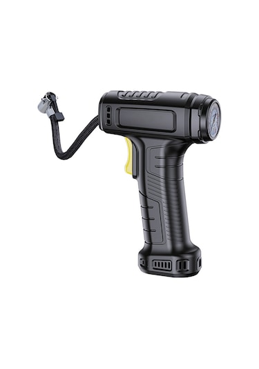 Hombey Araç Lastik Pompa, 17 Silindirli 20l/dak Hızlı Şişirme, 120w, Otomatik Durma, Led Işık, Baskı Ölçüm, Fişli, Taşınabilir