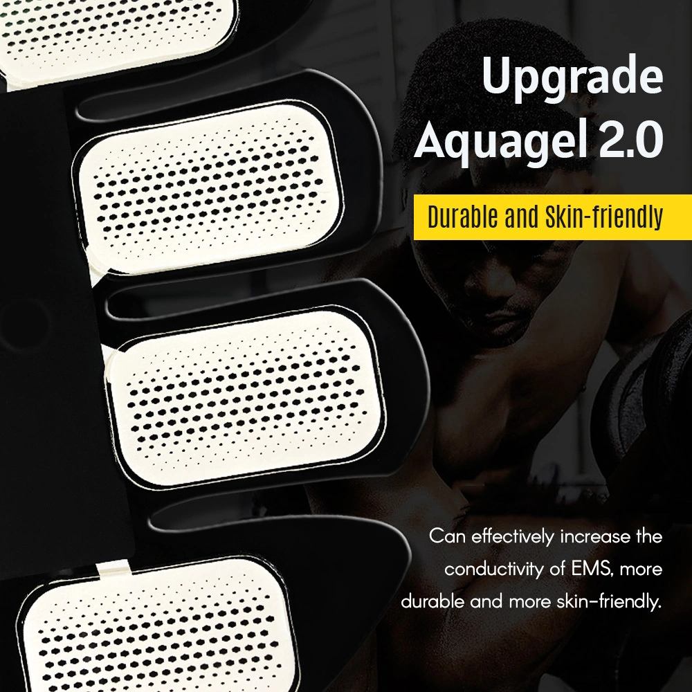 Xindoker Usb Şarjlı Kas Kasagi - 6 Mod 9 Seviye - Karın + Kol Bant Seti - İç Batarya - Ev Ofis Egzersizi Çok Renkli