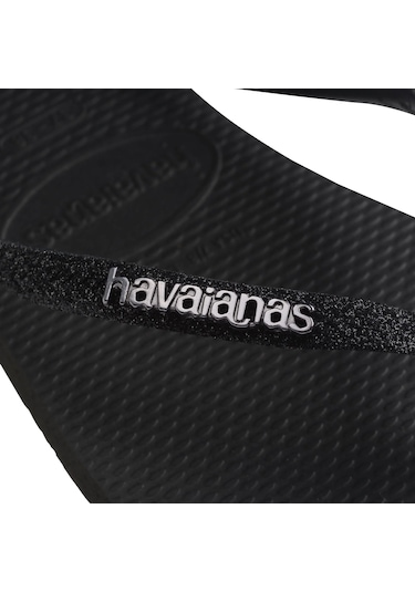 Havaianas Havaıanas Slım Glıtter Kadın Terlik 4146975-1069 4146975-1069 Siyah Siyah