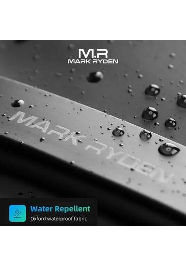 Erkekler İçin Şık Ve Pratik Su Geçirmez Çapraz Omuz Çantası - Tek Askılı Siyah Günlük Kol Çantası Siyah