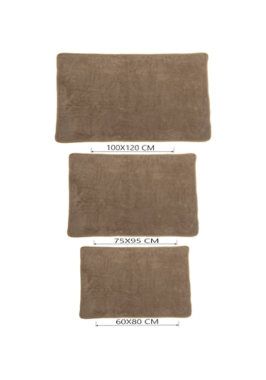 Tineke Welsoft Peluş Yıkanabilir Kedi ve Köpek Battaniyesi Kahverengi 80 x 60 CM