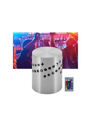 Reedark Alüminyum Led Duvar Lambası, Ktv/bar Dekorasyonu, Renkli Işık, Kumandalı Kontrol, 3w, Atmosfer Oluşturucu Diğer
