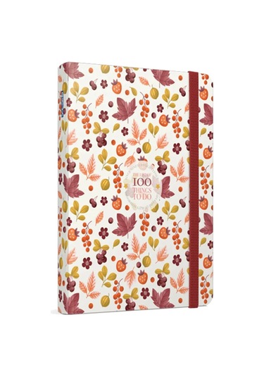 Gıpta 100 Things 17 x 24 120 Yaprak Kareli Sert Kapak İp Dikişli Lastikli Defter Model 3