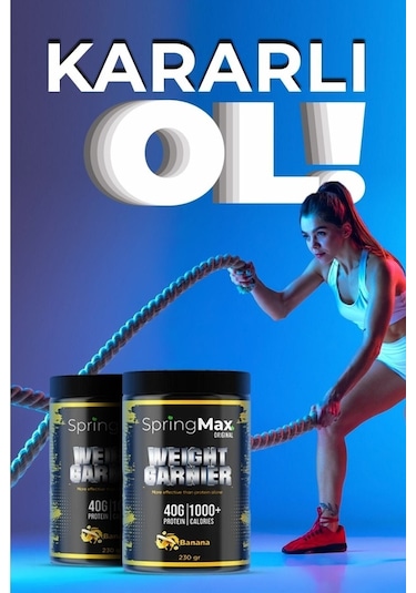 Springmax I Iştah Açıcı Protein Besin Destekleyici Muz Ve Kakao Aromalı Kilo Takviye 1 Kutu