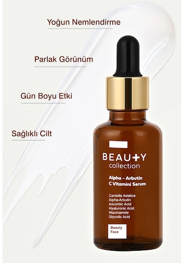 Beauty Collection Alpha-Arbutin C Vitamini Serum 30 ML