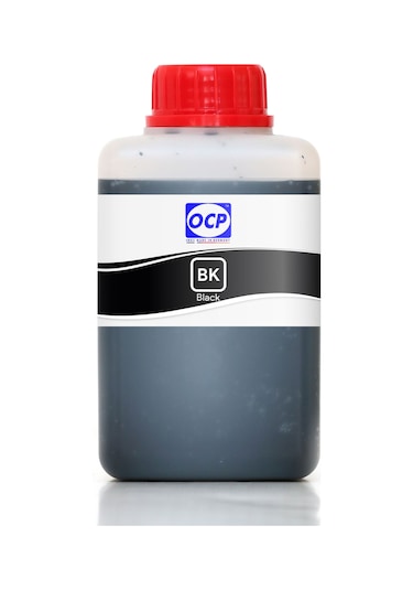 OCP HP Photosmart C5383 Uyumlu Yazıcı Mürekkebi 500ml BK Black Siyah Pigment