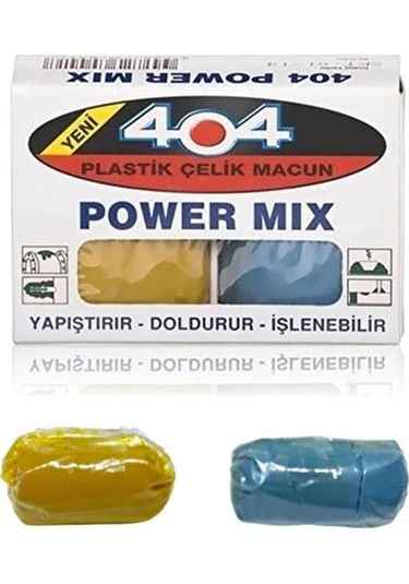 Metal Plastik Seramik Çelik 80 Gram 404 Yapıştırıcı Doldurur İşlenir Boyanabilir Güçlü Hamur Yapıştırıcı 1 Adet