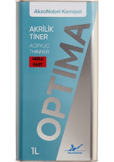 AKZO NOBEL OPTİMA ÜNİVERSAL AKRİLİK TİNER HIZLI 1 LT