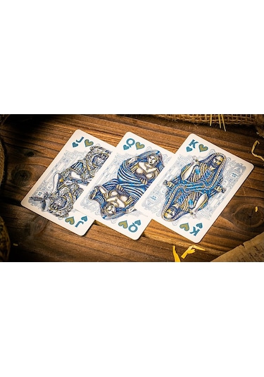 Twpcc Riffle Shuffle Caesar Blue Premium Oyun Kağıdı Koleksiyonluk İskambil Kartları
