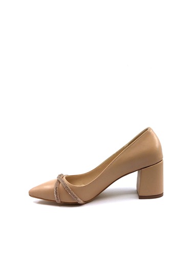 Ayakkanımood Mht 105 6,5 Cm Taşlı Kadın Topuklu Ayakkabı 001