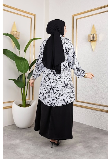 Etekli İkili Takım - Siyah / T0106 Siyah