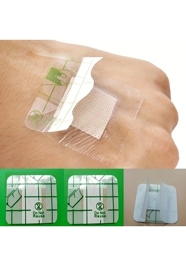 Chenkestoreone 50 Adet Nefes Alabilir Yumuşak Koruyucu Sargı Bezi, Acil Durum Ve Seyahat Kiti