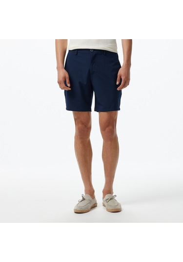 Nautica Erkek Lacivert Jogger Şort Düz B55230t Lacivert