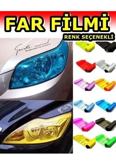 Far Stop Filmi Siyah Folyosu Kaplama Şeffaf Dayanıklı 1 Metre