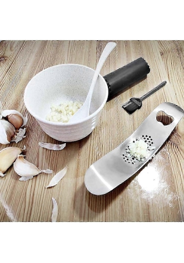 Sarımsak Pres Makinesi Kırıcı Doğrayıcı Sıkacağı Dilimleyici Kıym Çok Renkli