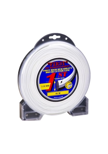 First Motorlu Tırpan Misinası 3.30Mm 6 Köşe Beyaz Misina