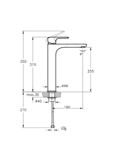 Artema Root Round Çanak Lavabo Bataryası Krom A42707